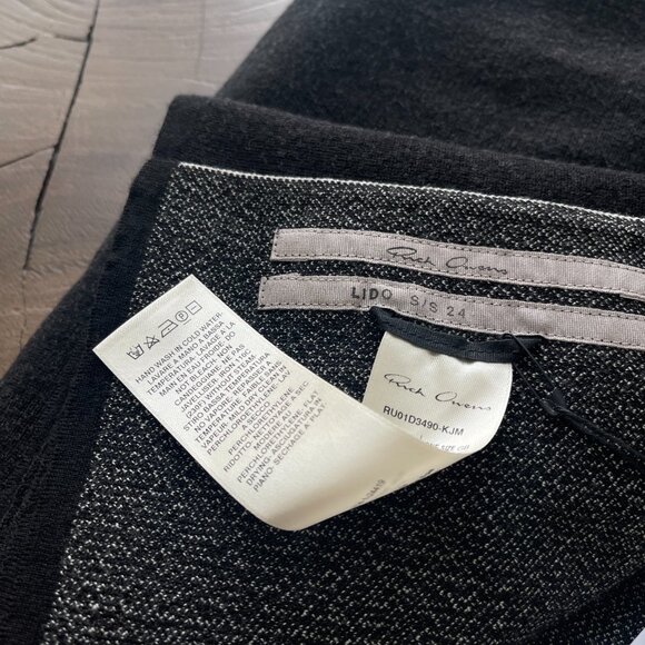 Rick Owens: RARE Wool OWENSCORP SUBHUMAN Blanket Mega Scarf SS24 Lido - Picture 5 of 8